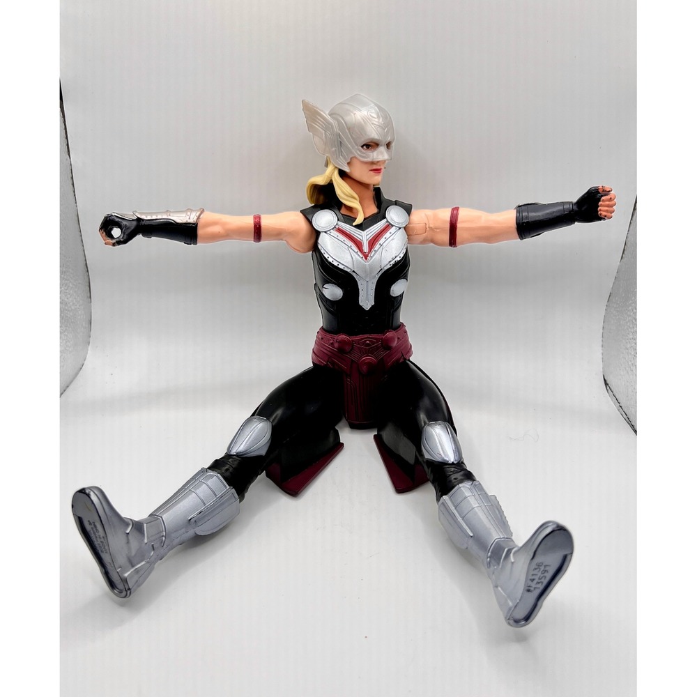 Marvel Action Figure 12" Silver Excellent Mighty Thor Jane Foster Titan Hero - Picture 3 of 5